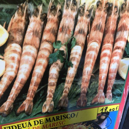 LANGOSTINOS A LA PLANCHA