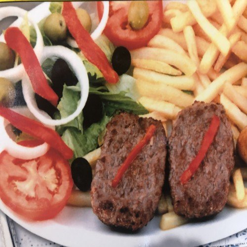 HAMBURGUESA , CROQUE